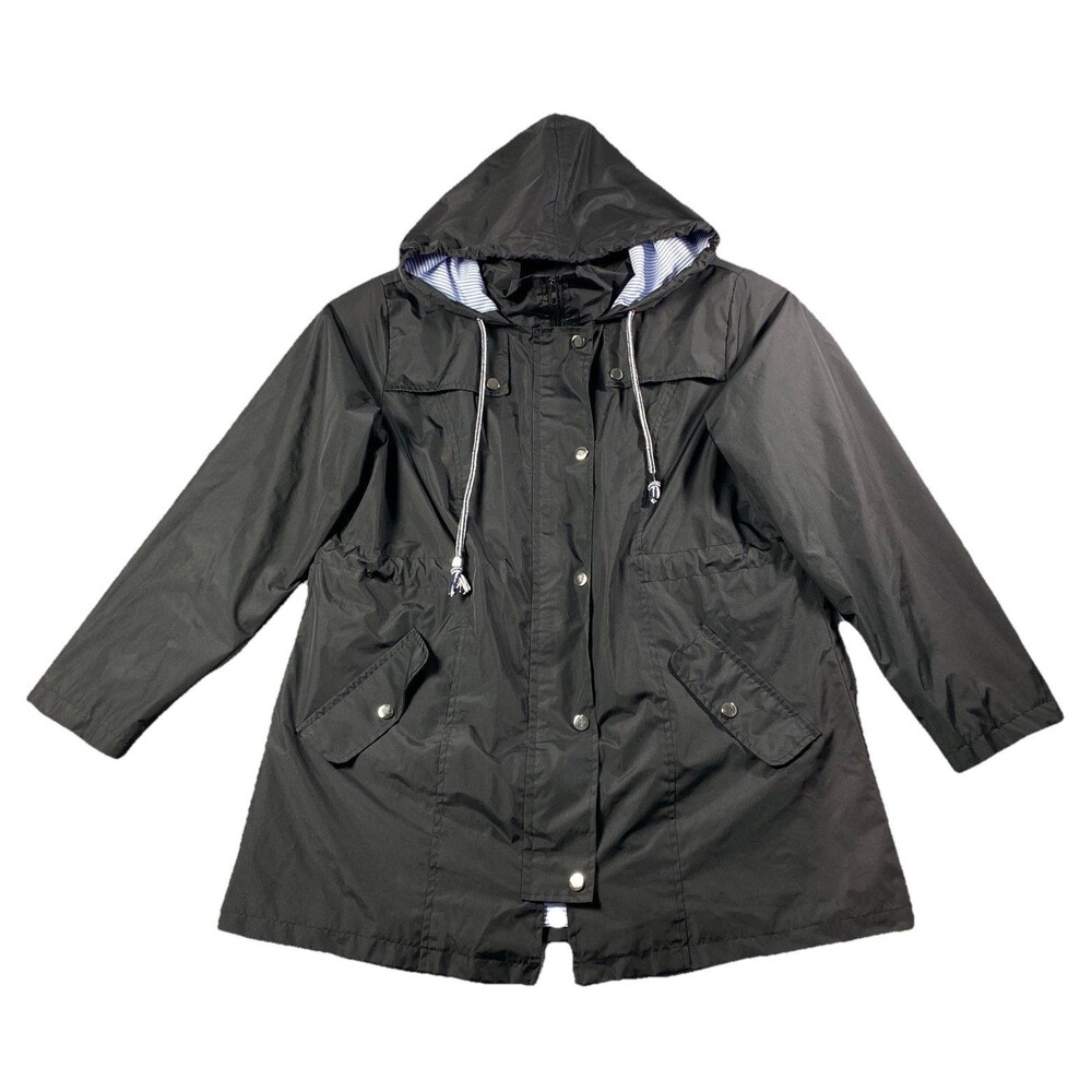 women waterproof jacket Size L  Hooded